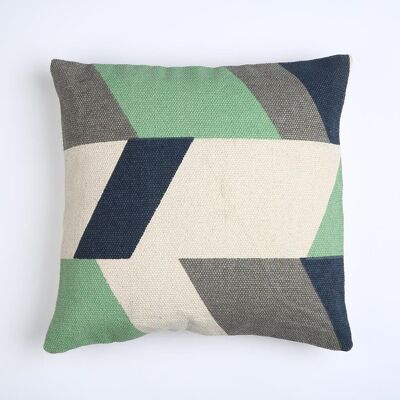 Housse de coussin imprimée Shift Colorblock, 20 x 20 pouces