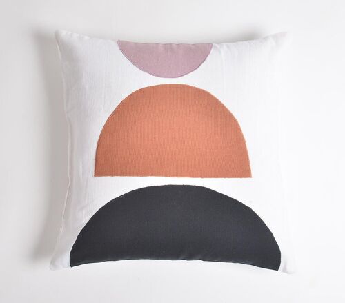 Patchwork Abstract Cushion cover, 18 x 18 inches