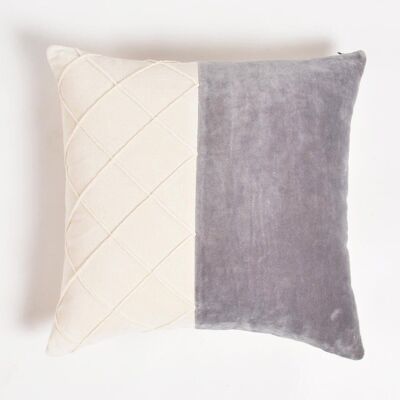 Colorblock Neutral cushion cover, 16 x 16 inches