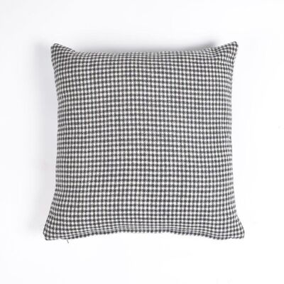 Housse de coussin monochrome en mélange de laine, 16 x 16 pouces