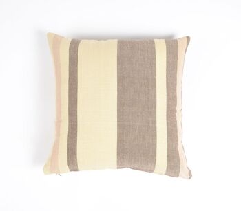 Housse de coussin en coton imprimé terreux, 16 x 16 pouces 4