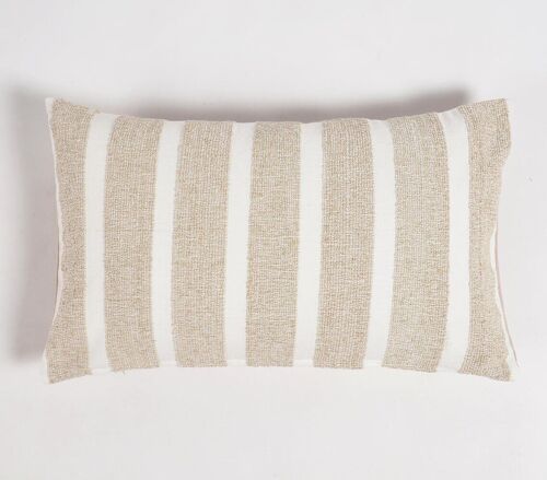 Woven Dobby Cotton Lumbar Cushion cover, 20 x 12 inches
