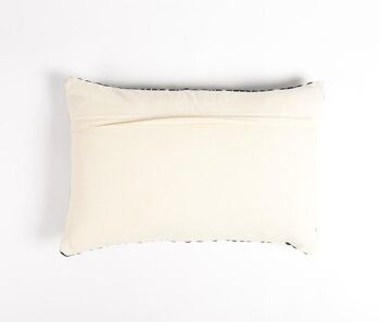 Housse de coussin à motifs géométriques monochromes, 22,5 x pouces 3