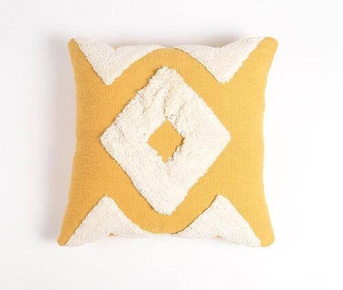 Statement Diamond Tufted Cushion cover, 21 x 21 inches