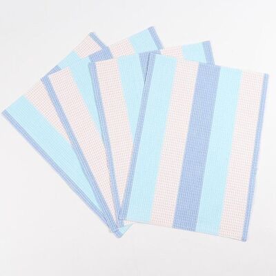 Set of 4 - Striped Handloom Placemats