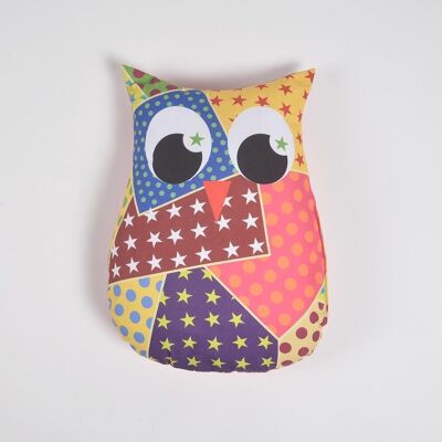 Coussin décoratif hibou audacieux (12x14")