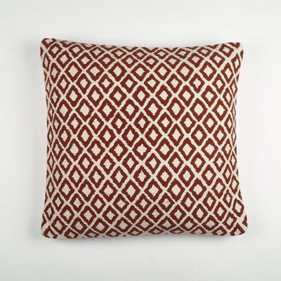 Handmade Diamond Patterned Cotton Cushion Cover
