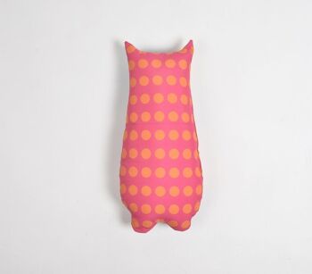 Coussin chat tissé pour enfants 3