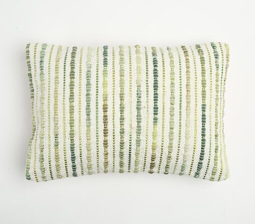 Striped & Textured Cushion Cover, 20 x 14 inches