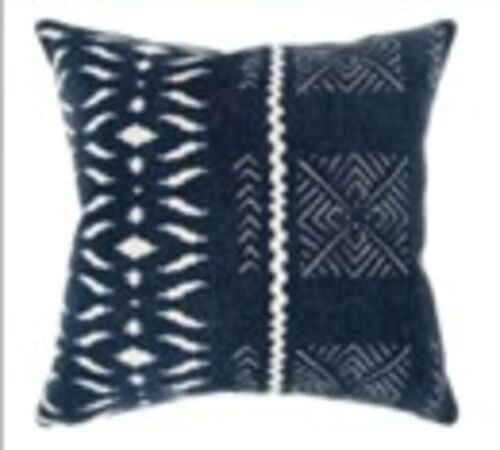 Tribal Monochrome Cotton Cushion Cover, 18 x 18 inches