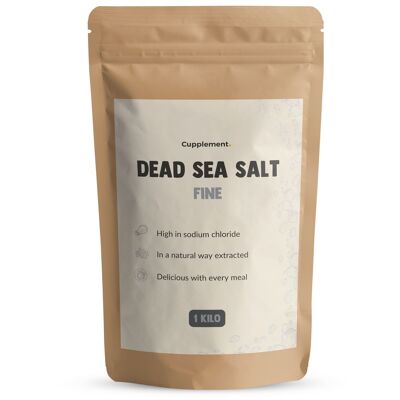 Supplément | Sel de la Mer Morte 1 KG | Livraison gratuite | La plus haute qualité | Sel fin