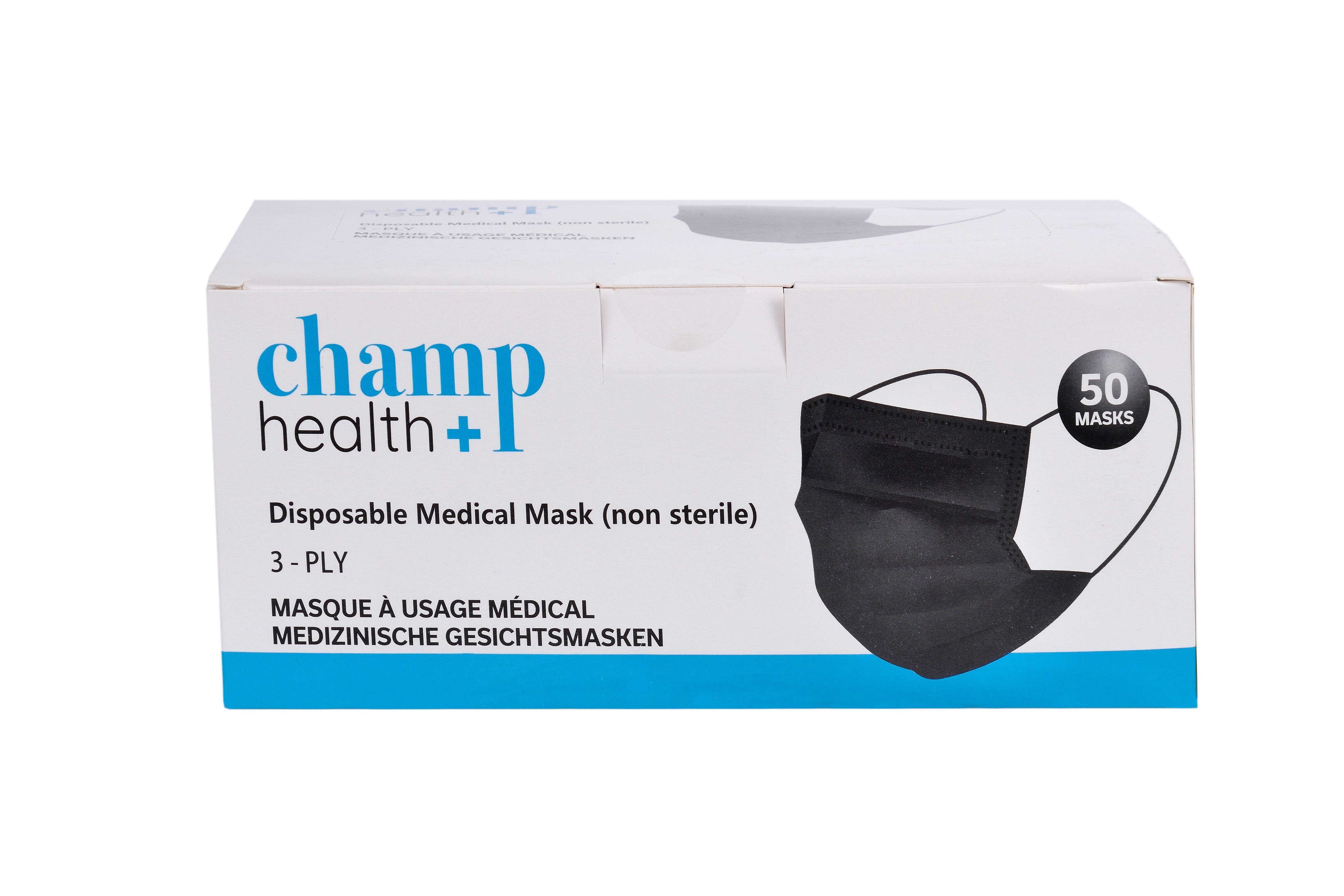 Buy wholesale BOX OF 50 TYPE IIR SURGICAL MASKS black