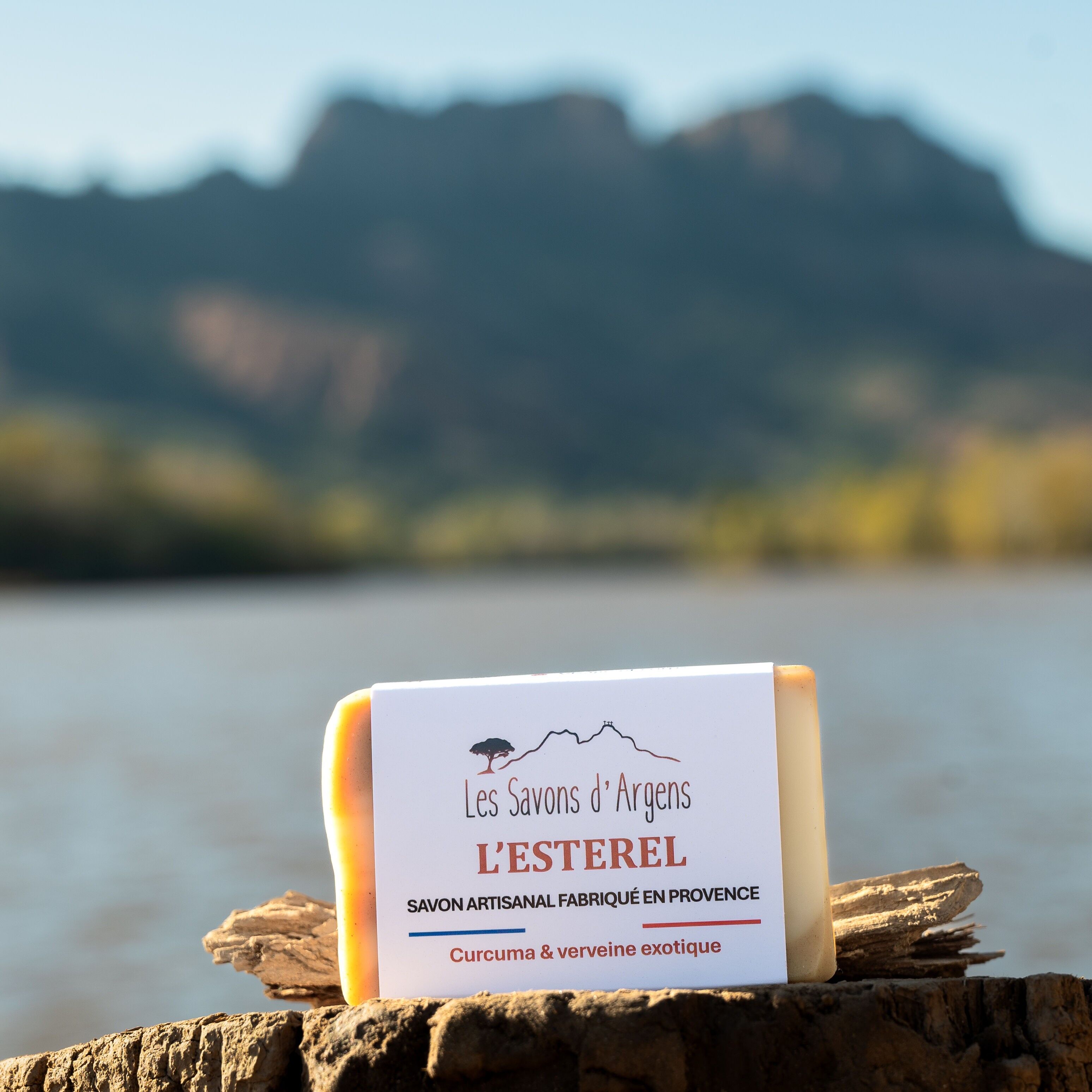 Sapone freddo biologico - "L'ESTEREL" curcuma e verbena esotica (100g)