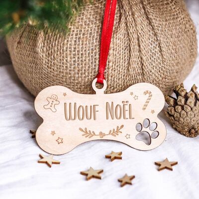 Christmas Bauble - Wouf Christmas Dog