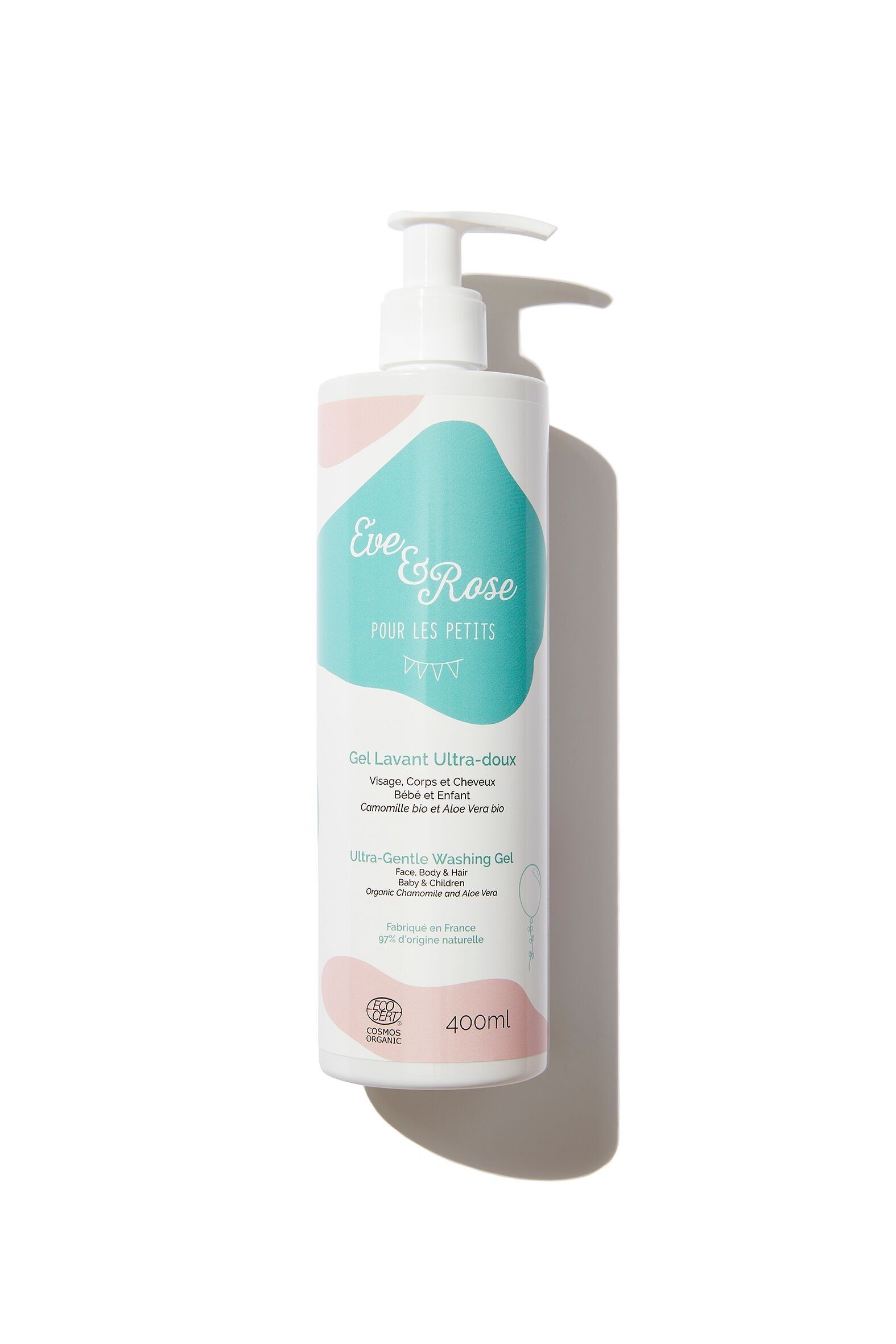 Ultra Gentle Washing Gel - 400ml Certified organic - Eve & Rose