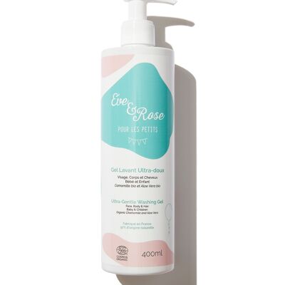 Ultra Gentle Washing Gel - 400ml Certified organic - Eve & Rose