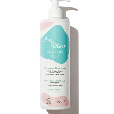 Gel Lavante Ultra Delicato - 400ml Certificato biologico - Eve & Rose