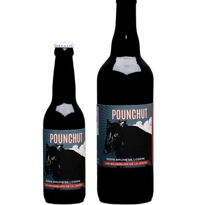 Bière Brune "Pounchut" 6% 33CL ou 75CL