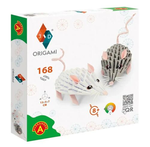 Make Your Own 3D Origami Mice Kit