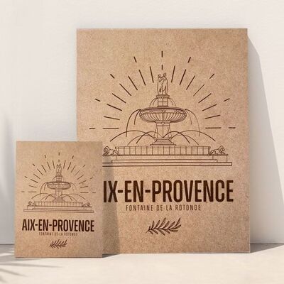 Tableau en bois | Aix-en-Provence