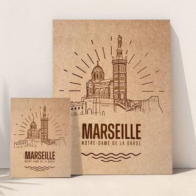 Tableau en bois | Marseille