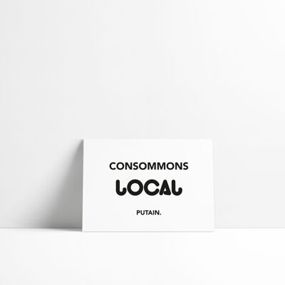 Carte - Consommons local putain.