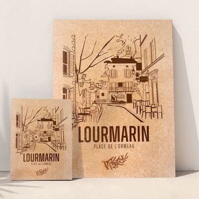 Tableau en bois | Lourmarin