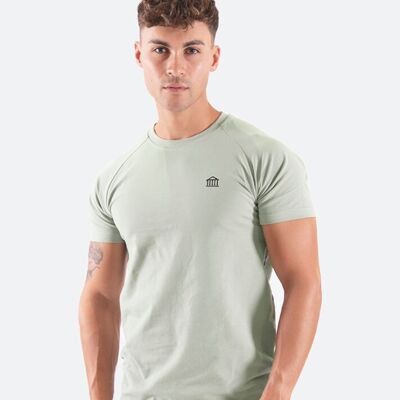 KRIOS – Klassisches salbeigrünes T-Shirt