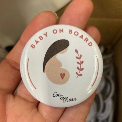 Badge Baby on Board Future Mom