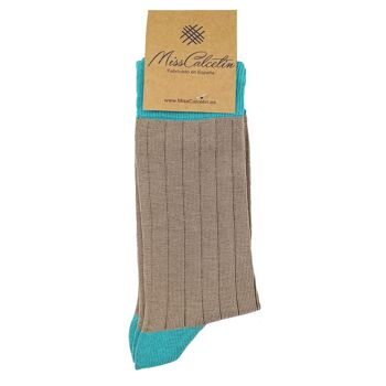 Miss Canale Chaussettes basses Lama-Aqua 1