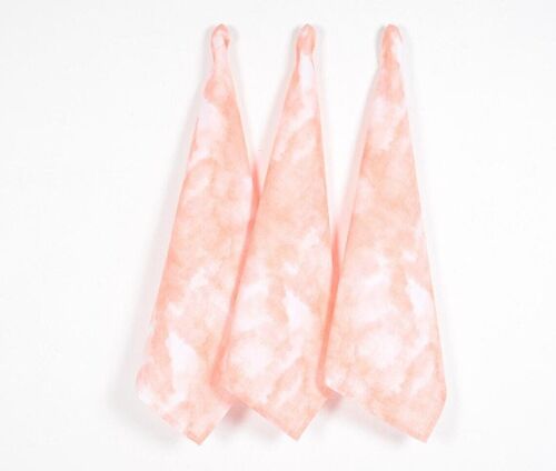 Peachy Watercolor Kitchen Towels (set of 3)