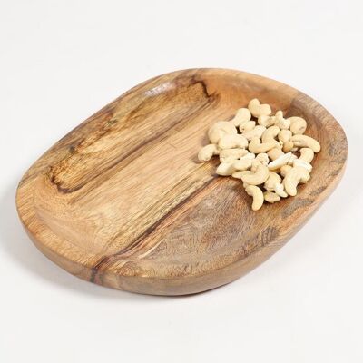 Hand Carved Wood Classic Serving Platter