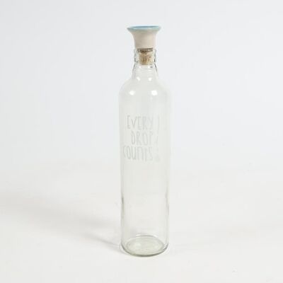 Classic Glass Water Bottle with Ceramic Stopper