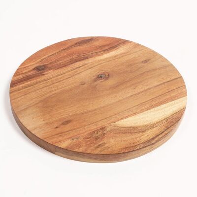 Acacia Wood Classic Round Serving Platter