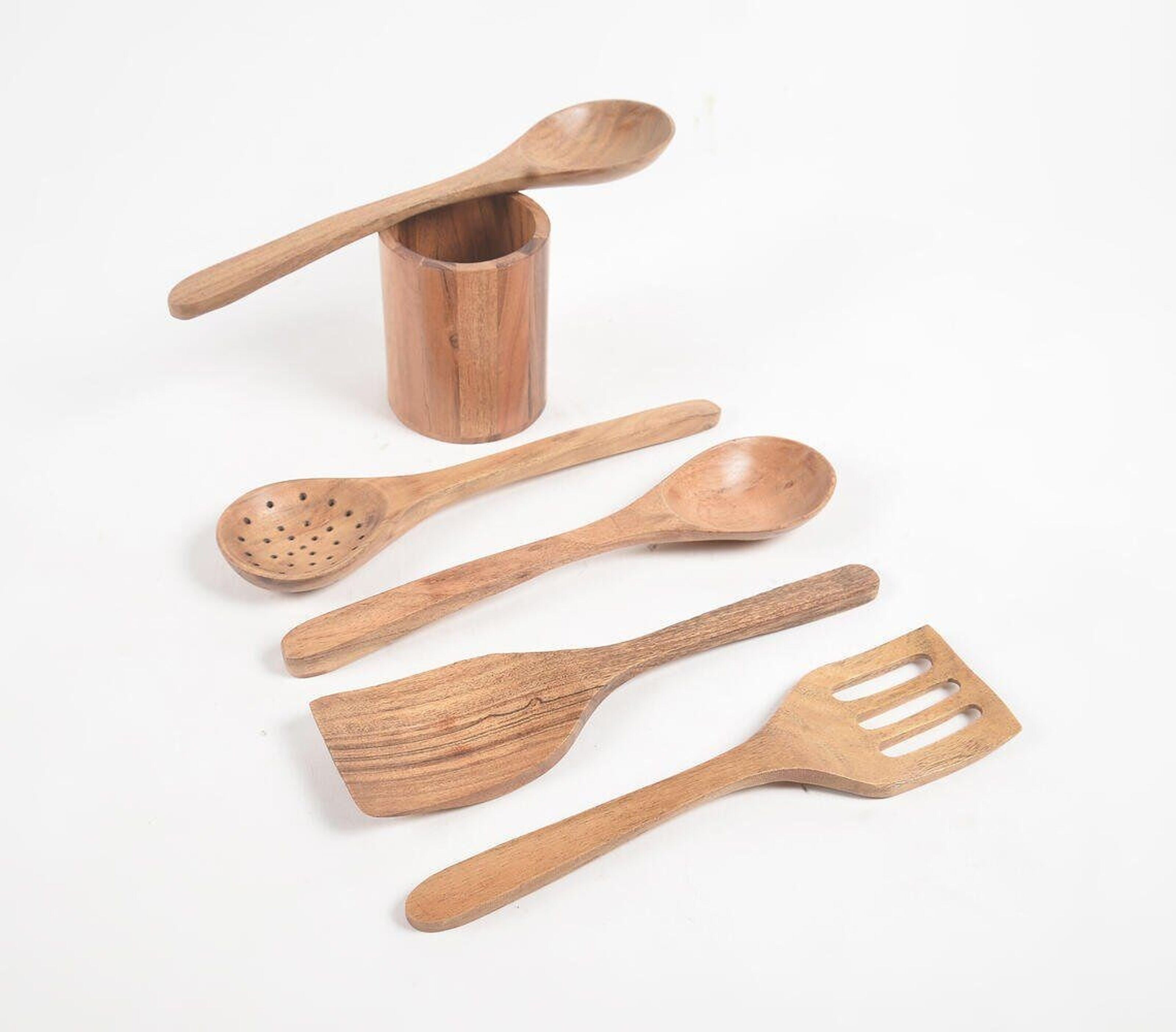 Acheter Sagit Lot cuillère en bois, ustensile de cuisine, cuillère