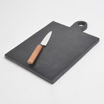 Textured & Painted Bamboo Wood Cutting Board