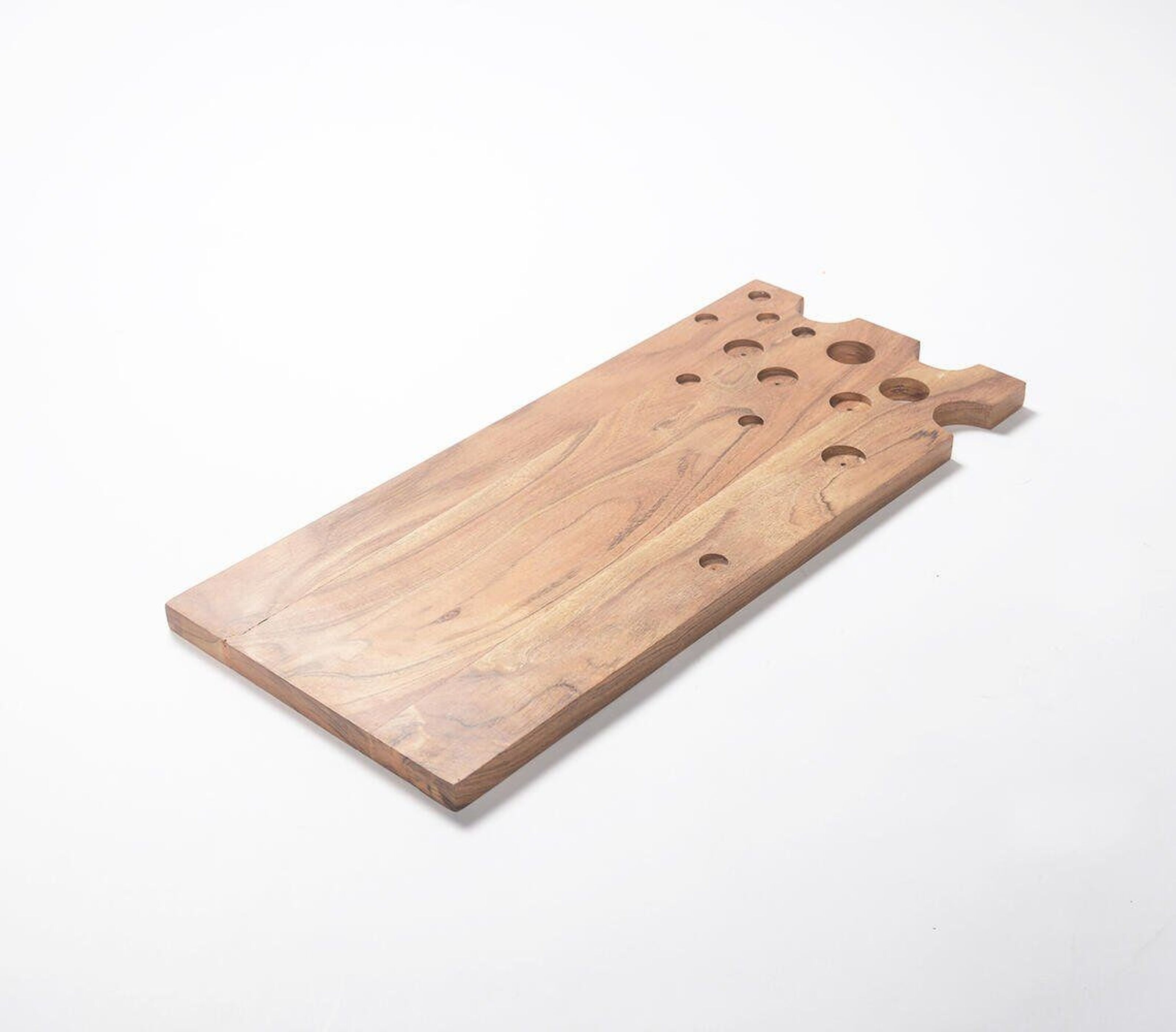Checkerboard Acacia Wood Cutting Board