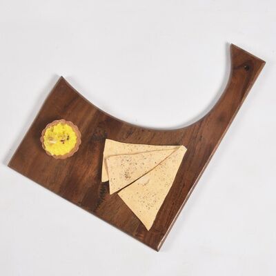 L-Cut Out Acacia Wood Snack Board
