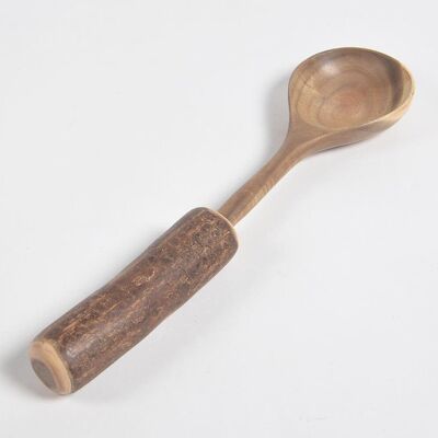Hand Carved Neem Wood Scoop Serving Spoon