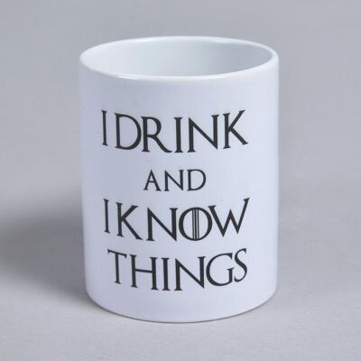 I drink and I know things Ceramic Mug