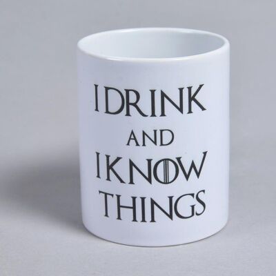I drink and I know things Ceramic Mug
