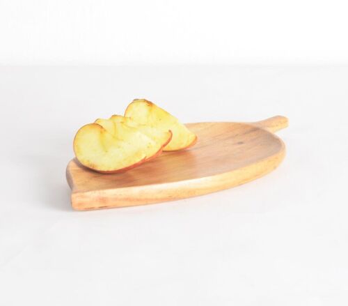 Acacia Wood Leaf Cheese board