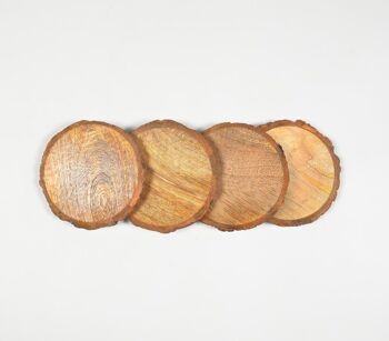 Sous-verres en bois (ensemble de 4) 1