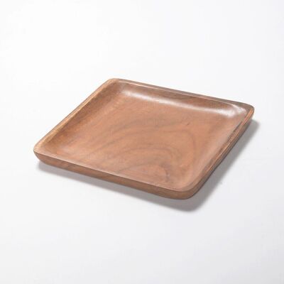 Minimal Square Wooden Serving Platter