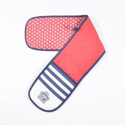 Polka Dots Quilted Cotton Oven Mitt