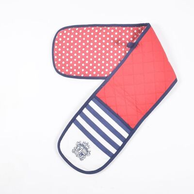Polka Dots Quilted Cotton Oven Mitt