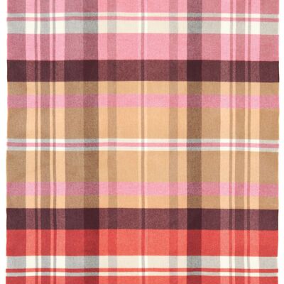 Blanket DUNDEE orange/pink