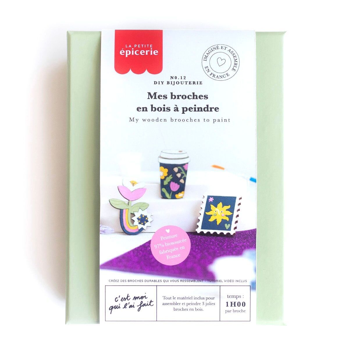 DIY Bijouterie - Mes broches en bois à peindre