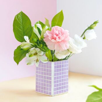 DIY Home Déco - Mon vase en mosaïque 2