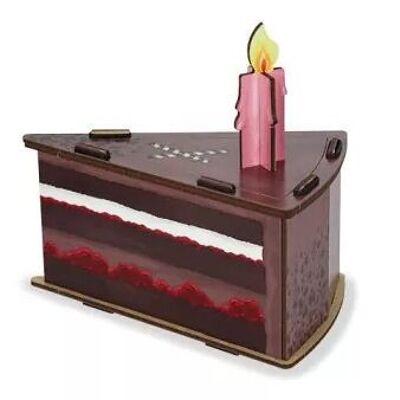 Cake gift box "Chocolate cake"